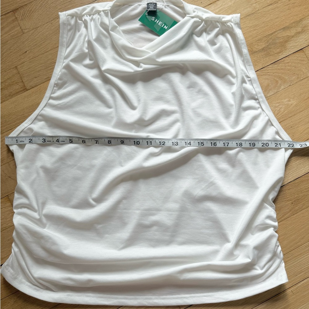 🍂CLEAROUT Solid Ruched Tank Top - Picture 7 of 8